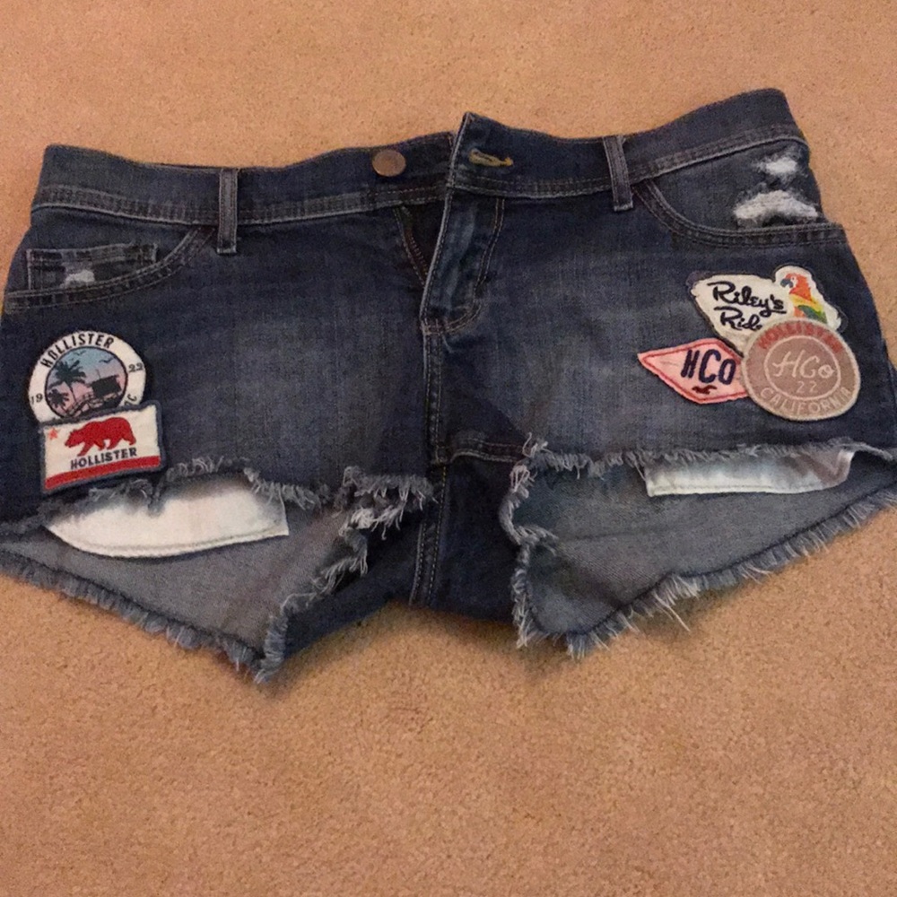 Low Rise Hollister Jean Shorts